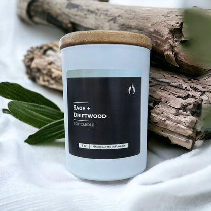 Sage + Driftwood Soy Candle