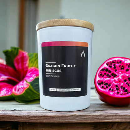 Dragon Fruit + Hibiscus Soy Candle