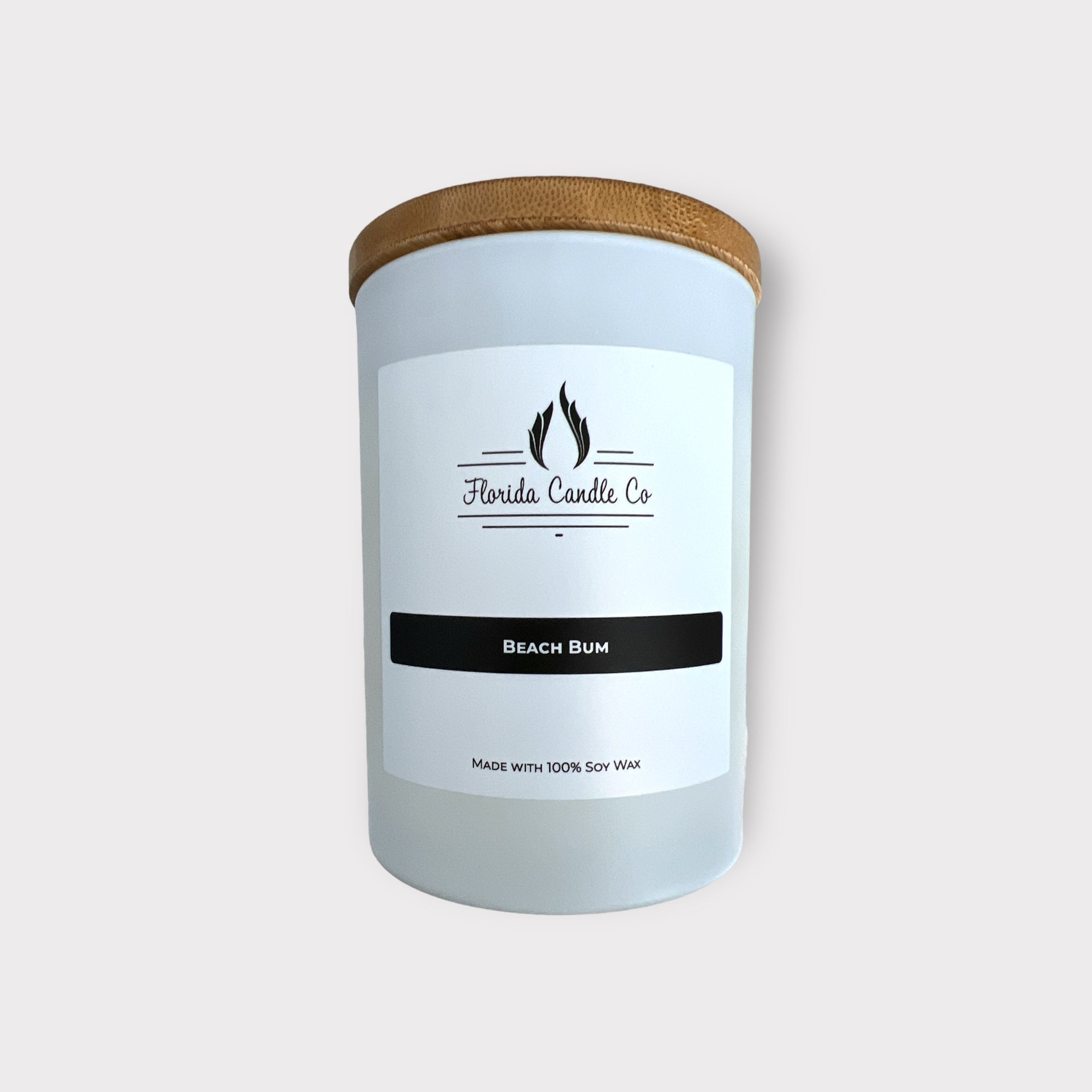 Beach Bum Candle: All-Natural Soy with Coconut and Lime Fragrance –  outofdarknesscandleco
