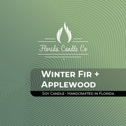 Winter Fir + Applewood Soy Candle