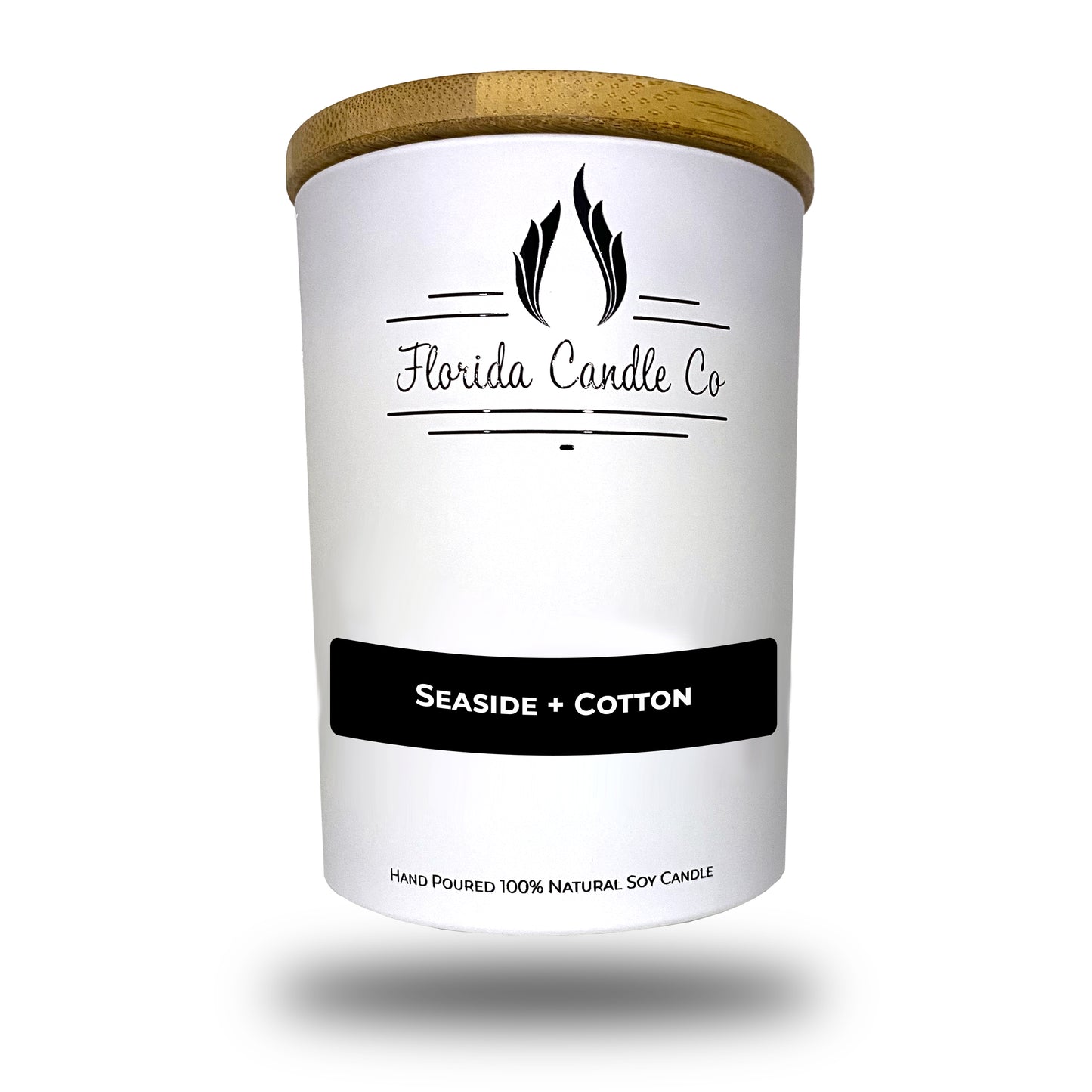 Seaside + Cotton Soy Candle